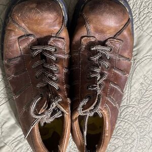 Dr. Martens Brown Leather Oxfords with Patina